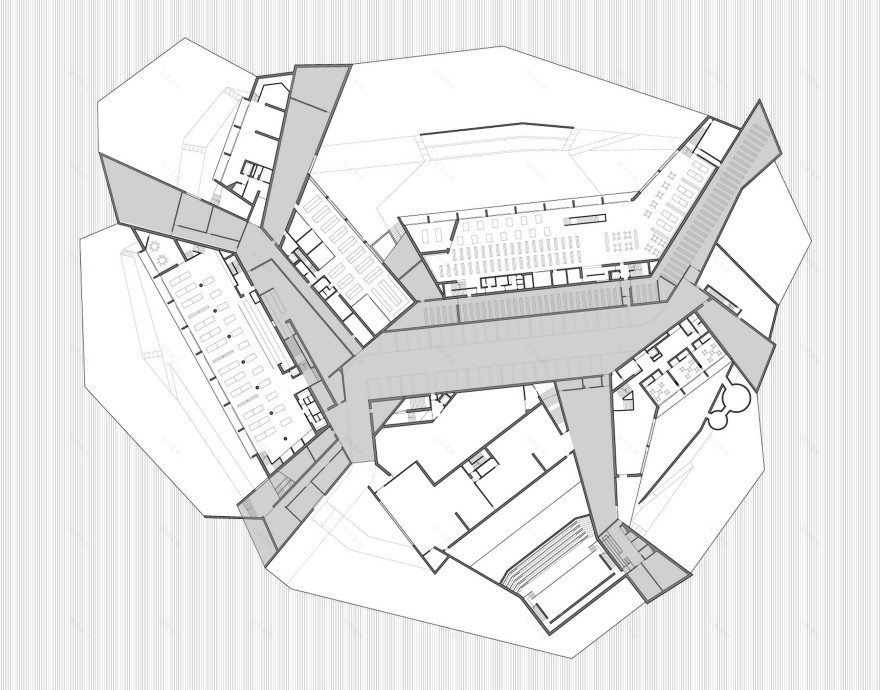 格兰纳达大学学习中心 · 有机形态的多功能空间-28