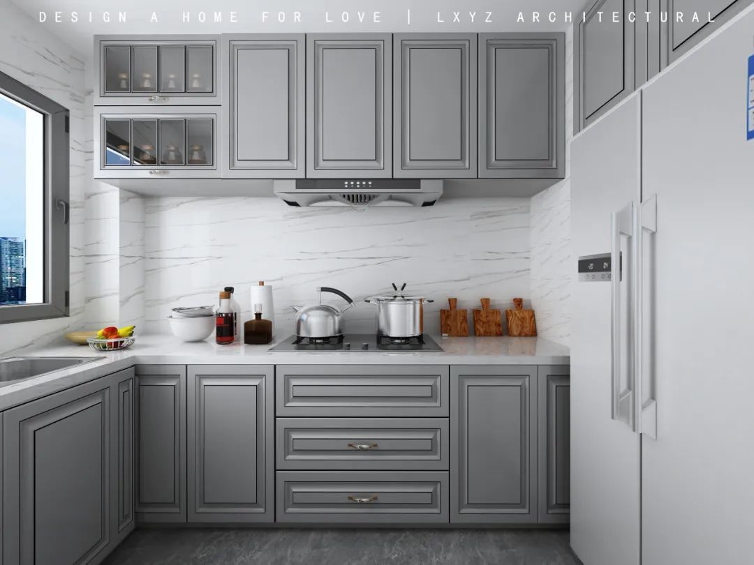 建发雍龍府 137㎡摩登轻美式，打造时尚生活空间-25