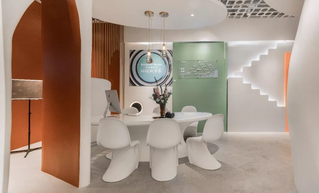涂料界的艺术空间·本杰明摩尔涂料展厅设计丨Manas design studio-18