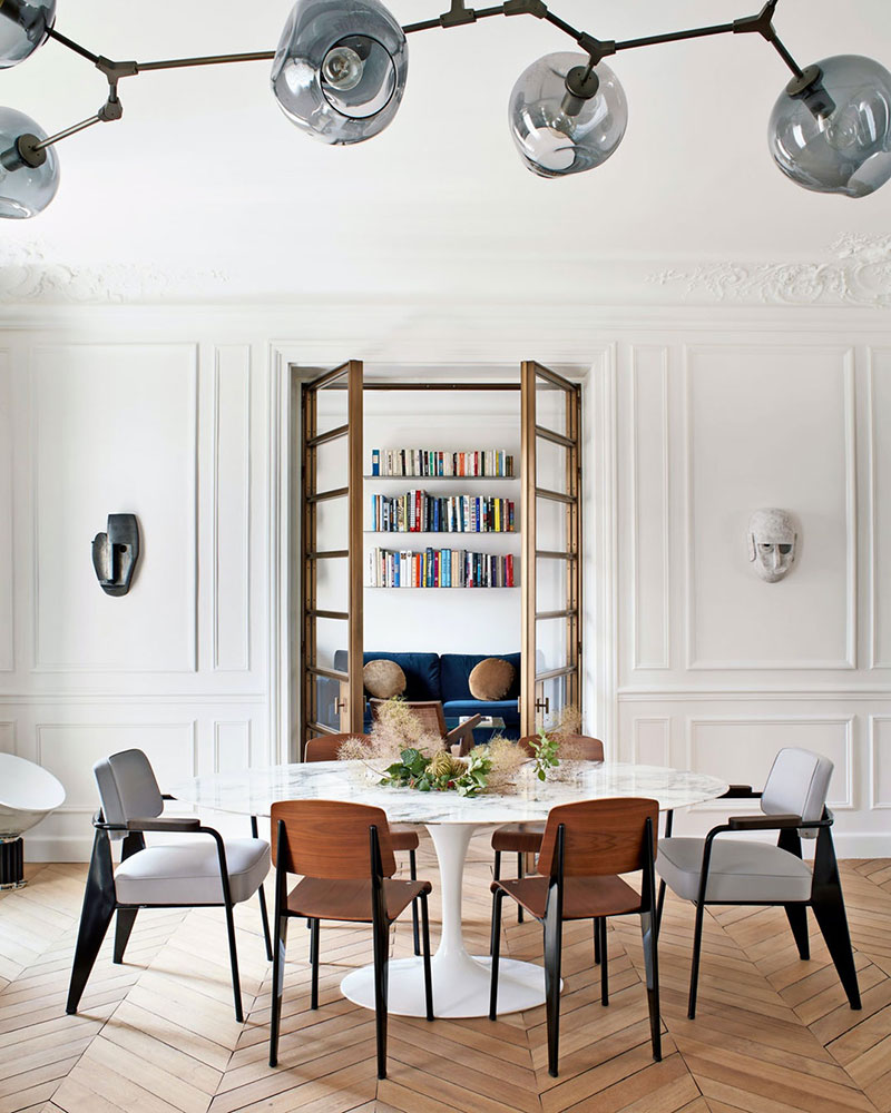 巴黎十九世纪老屋精致设计公寓-2