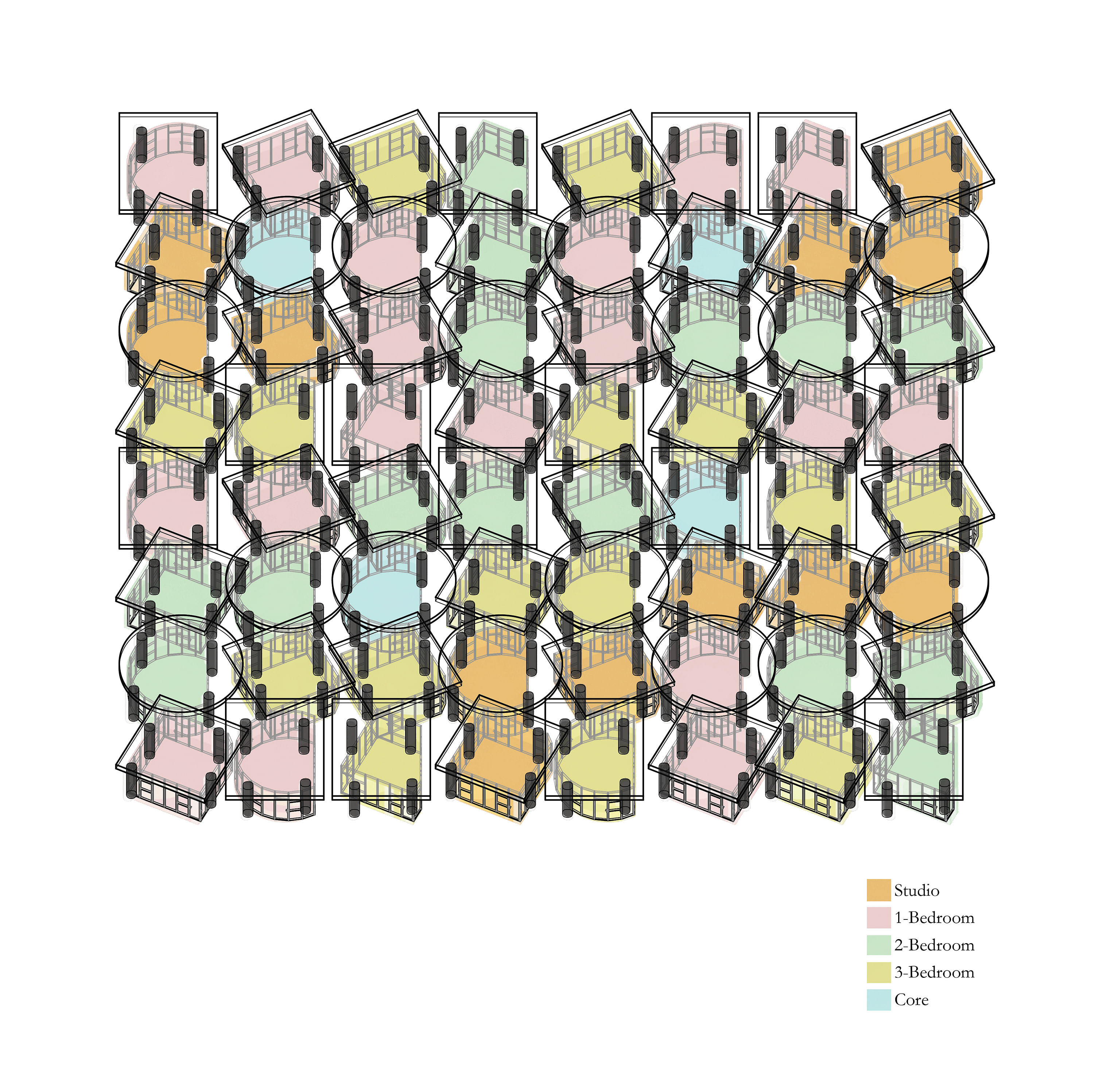 纽约经济适用房挑战项目（桌面公寓提案）丨美国纽约市丨Kwong Von Glinow Design Office-28