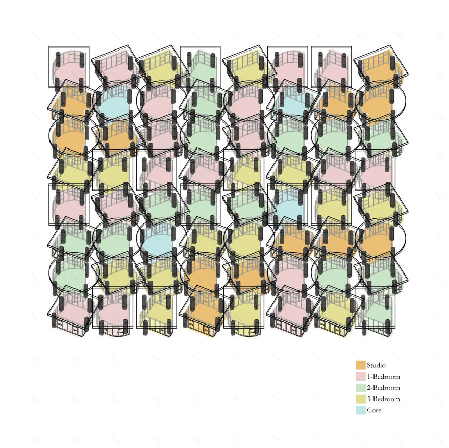 纽约经济适用房挑战项目(桌面公寓提案)丨美国纽约市丨Kwong Von Glinow Design Office-28