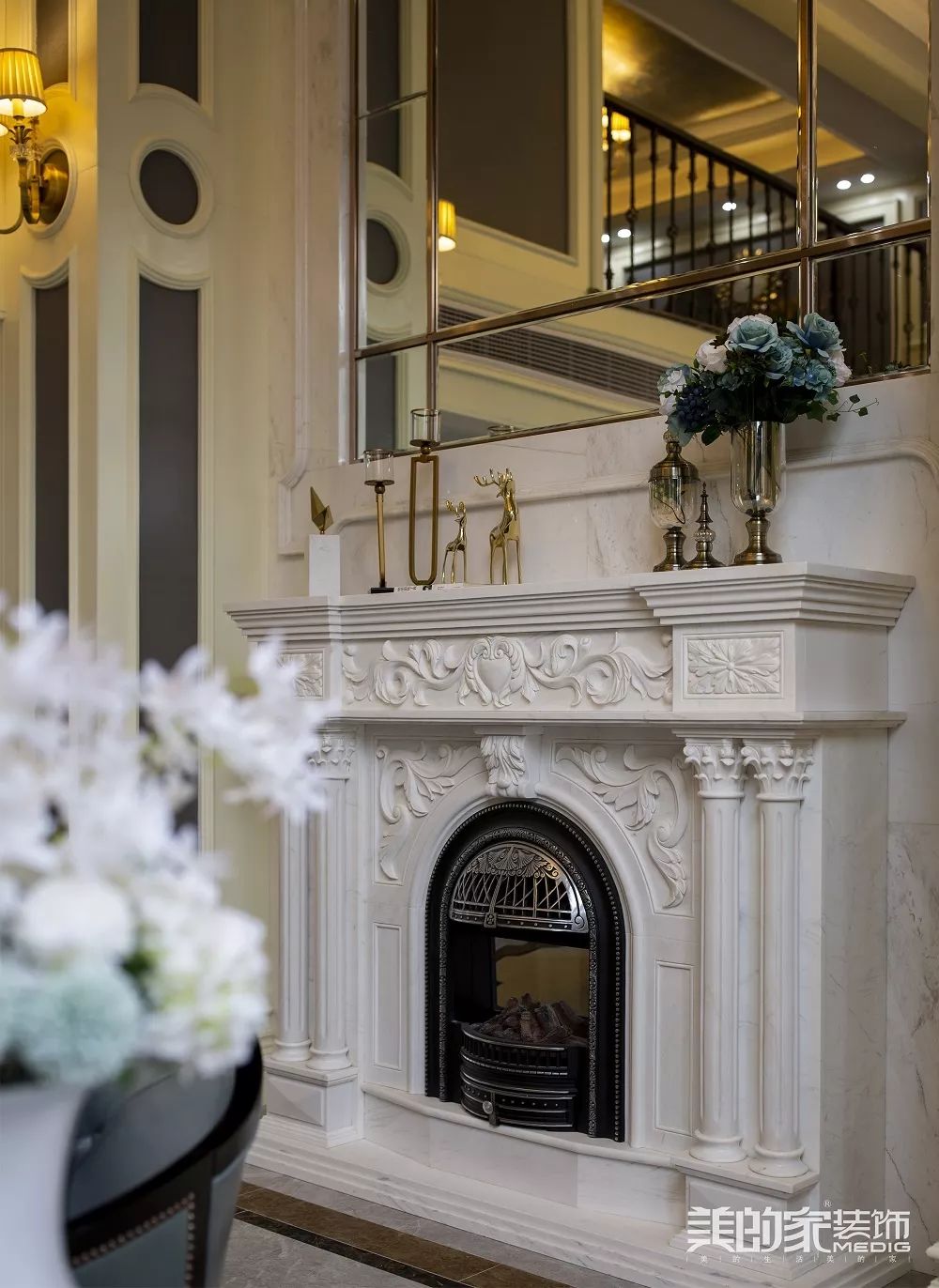 暖男标配的家 | 法式质感美式小清新混搭,打造 280㎡优雅生活空间-33