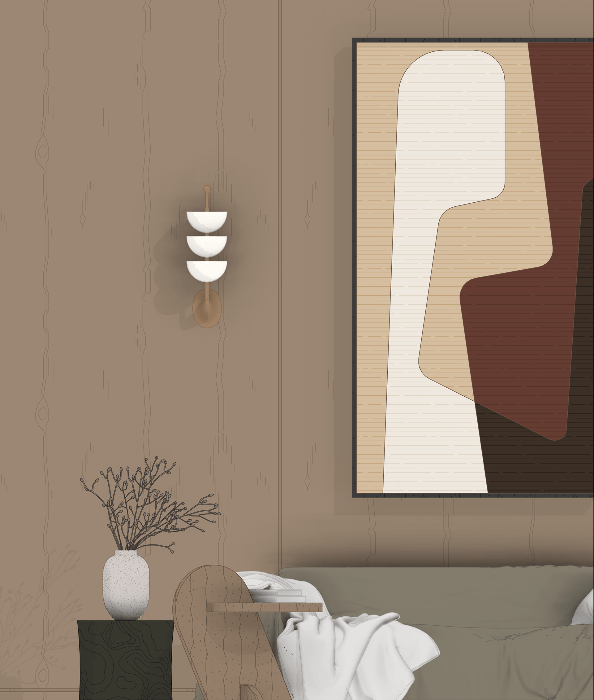 Contemporary African Bedroom-36