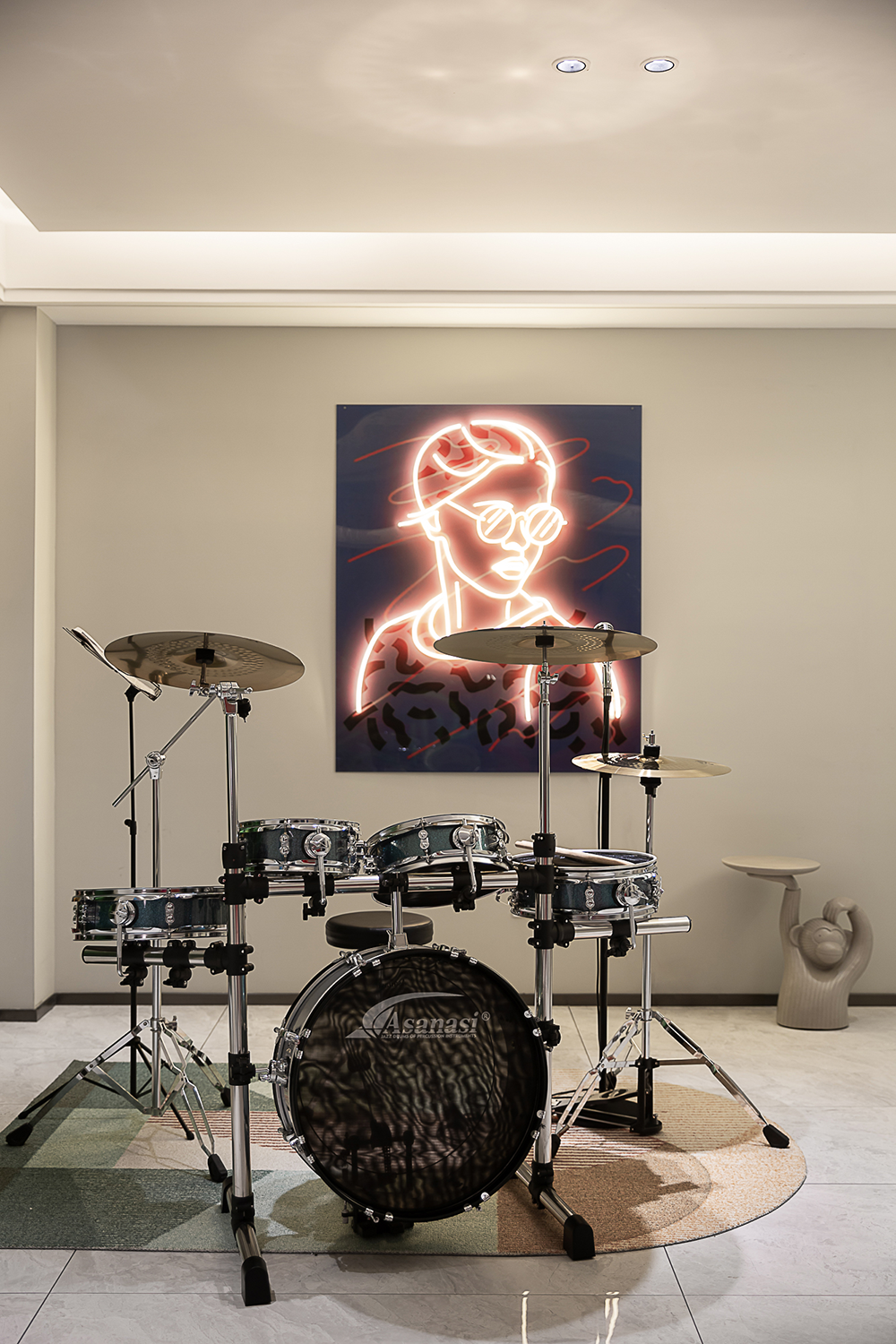 280㎡潍坊复式样板间,简约雅奢的品质生活!-72