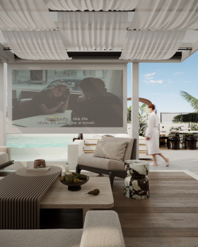 屋顶露台丨Amina El  kholy,Ahmed Saleh Designs