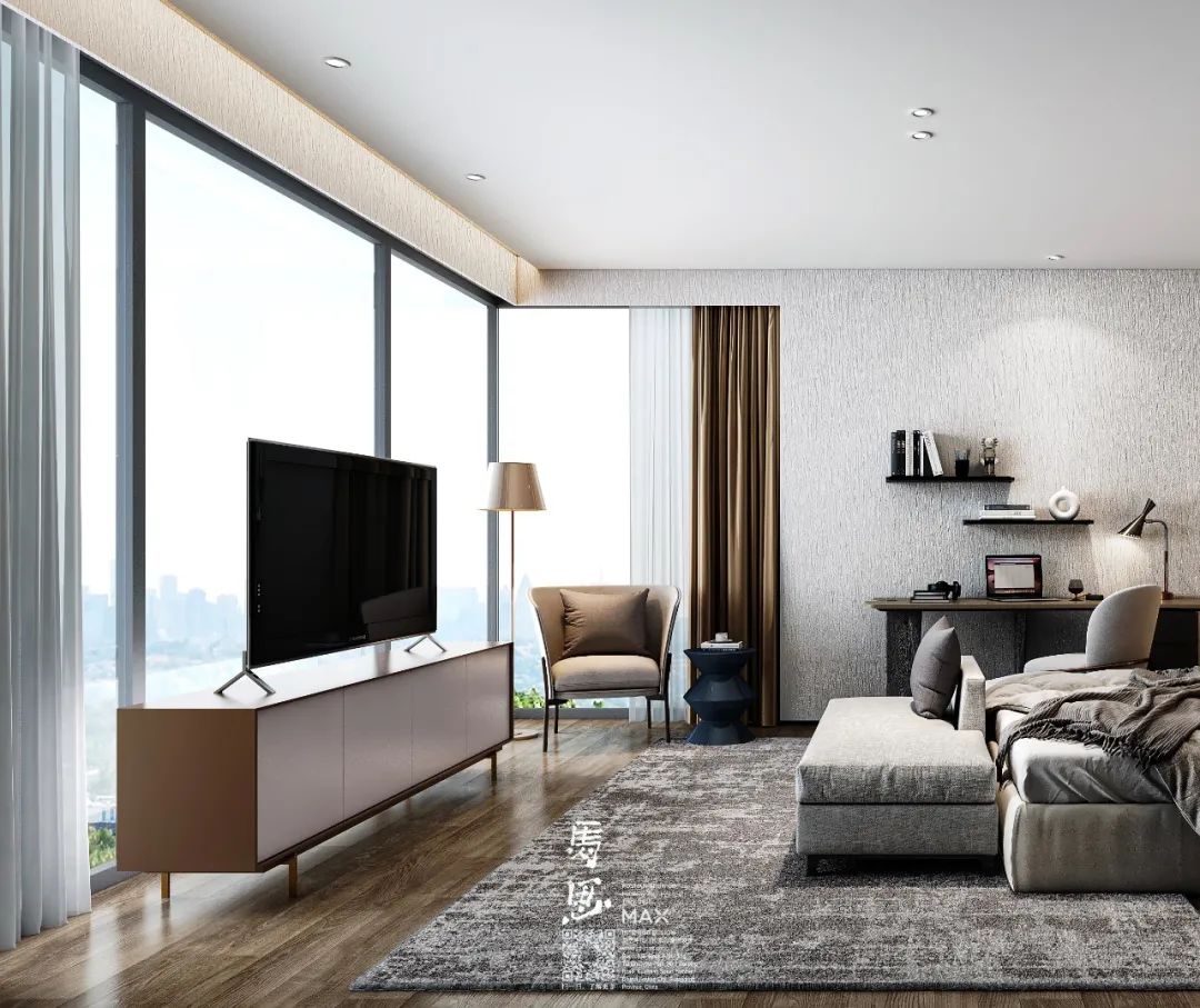 马思室内设计 | 现代轻奢别墅, 间至味是清欢-162