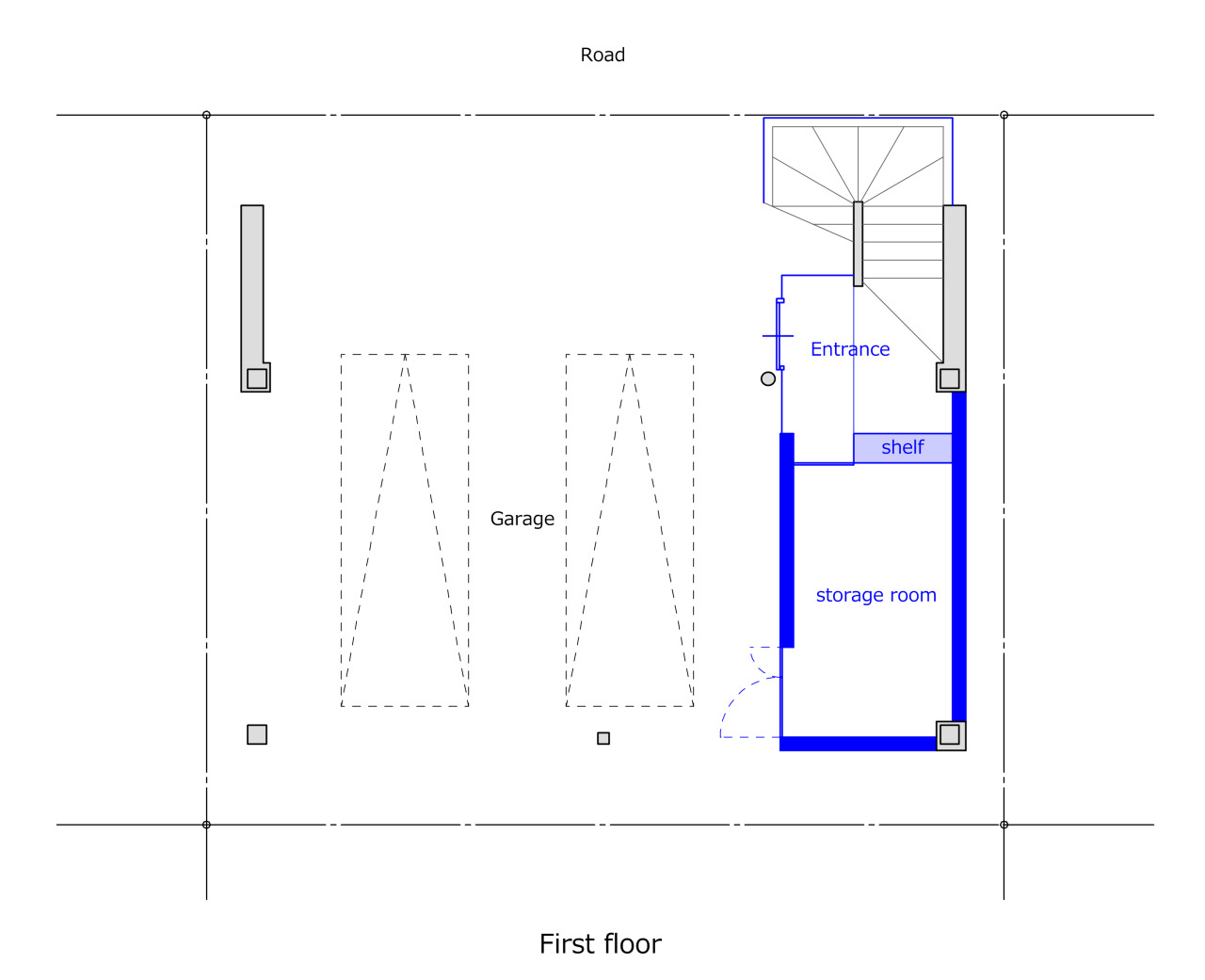 棚屋；棚式房屋（注：shelf house不是常见组合，shelf常见义是架子，但这里结合语境推测可能是类似棚屋这种简易房屋，shelf可能取其有遮蔽功能类似架子结构之意 ，不过这只是较合理的推测翻译） 丨開建築設計事務所-20