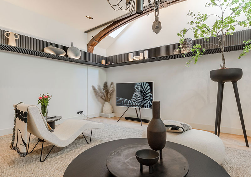 阿姆斯特丹 17 世纪独特运河房里的时尚斯堪的纳维亚公寓-15