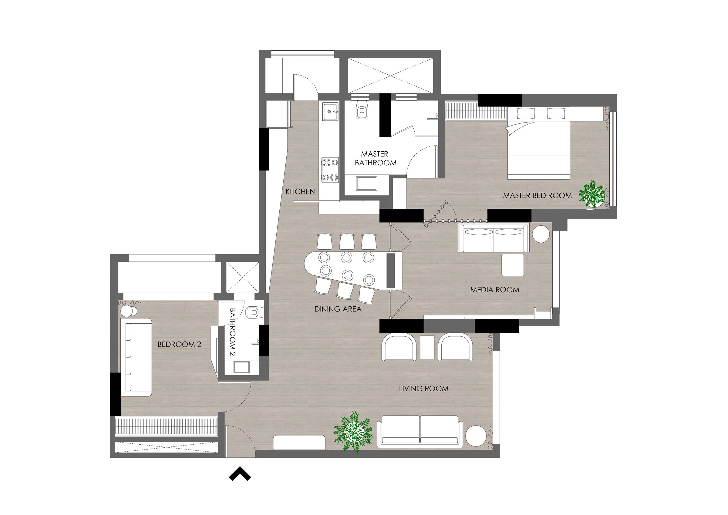 简约之魅 · 印度孟买 980 平方英尺公寓设计丨STUDIO Nishita Kamdar-29