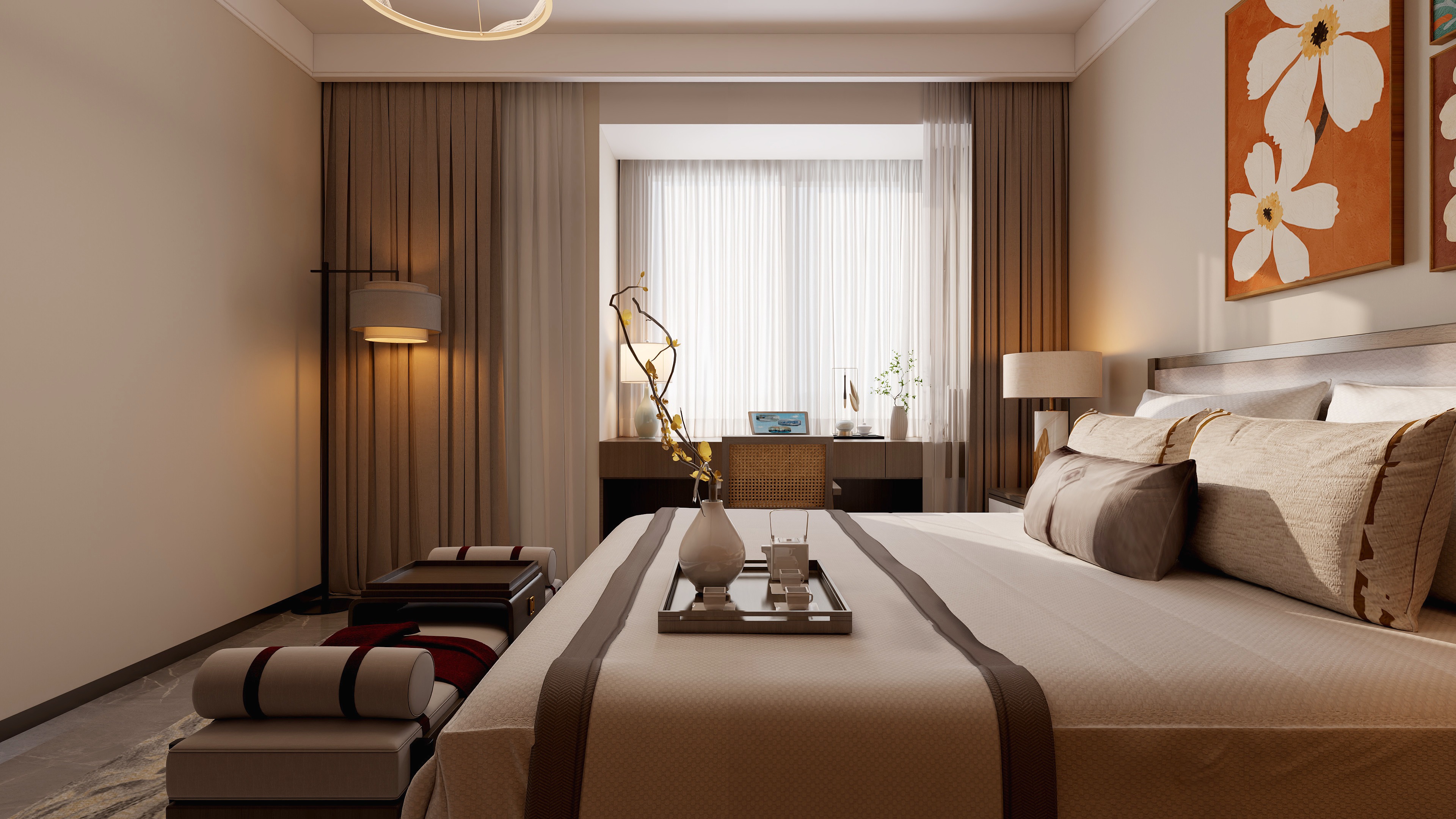 忆江南度假区新中式85㎡2室-9