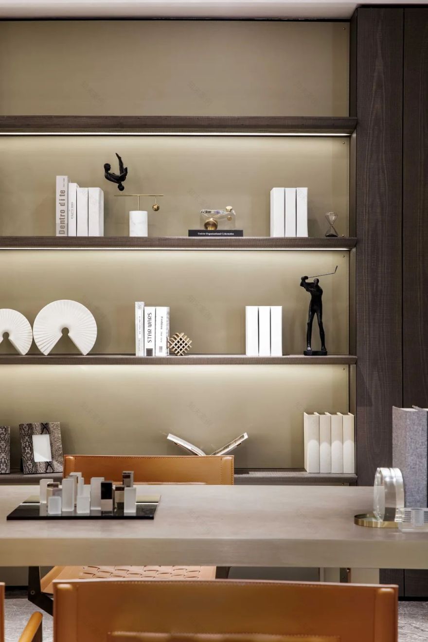 浙江宁波三雄木作展厅 | 木石交织的简约美学空间-54