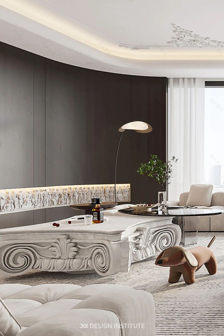 现代法式大平层丨中国广州丨301 设计研究所-22