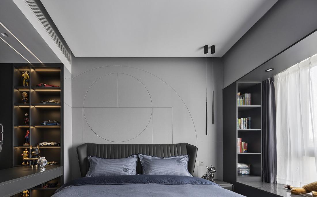 黑白琴键 - 融合硬朗与温柔的现代简约家居设计-30