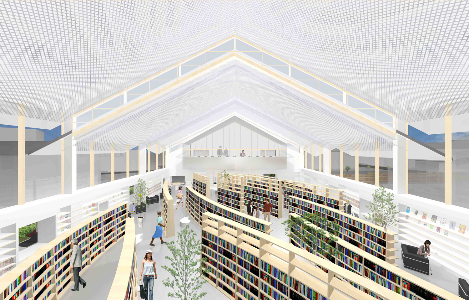 Taketa city library（高田市立图书馆）丨日本大分丨TAKAO SHIOTSUKA ATELIER-38