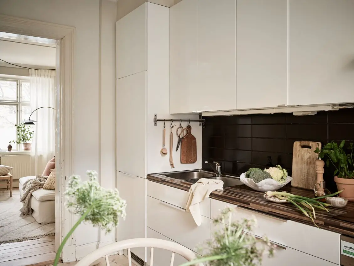 古典温馨的 50m2 斯堪的纳维亚风格公寓-5