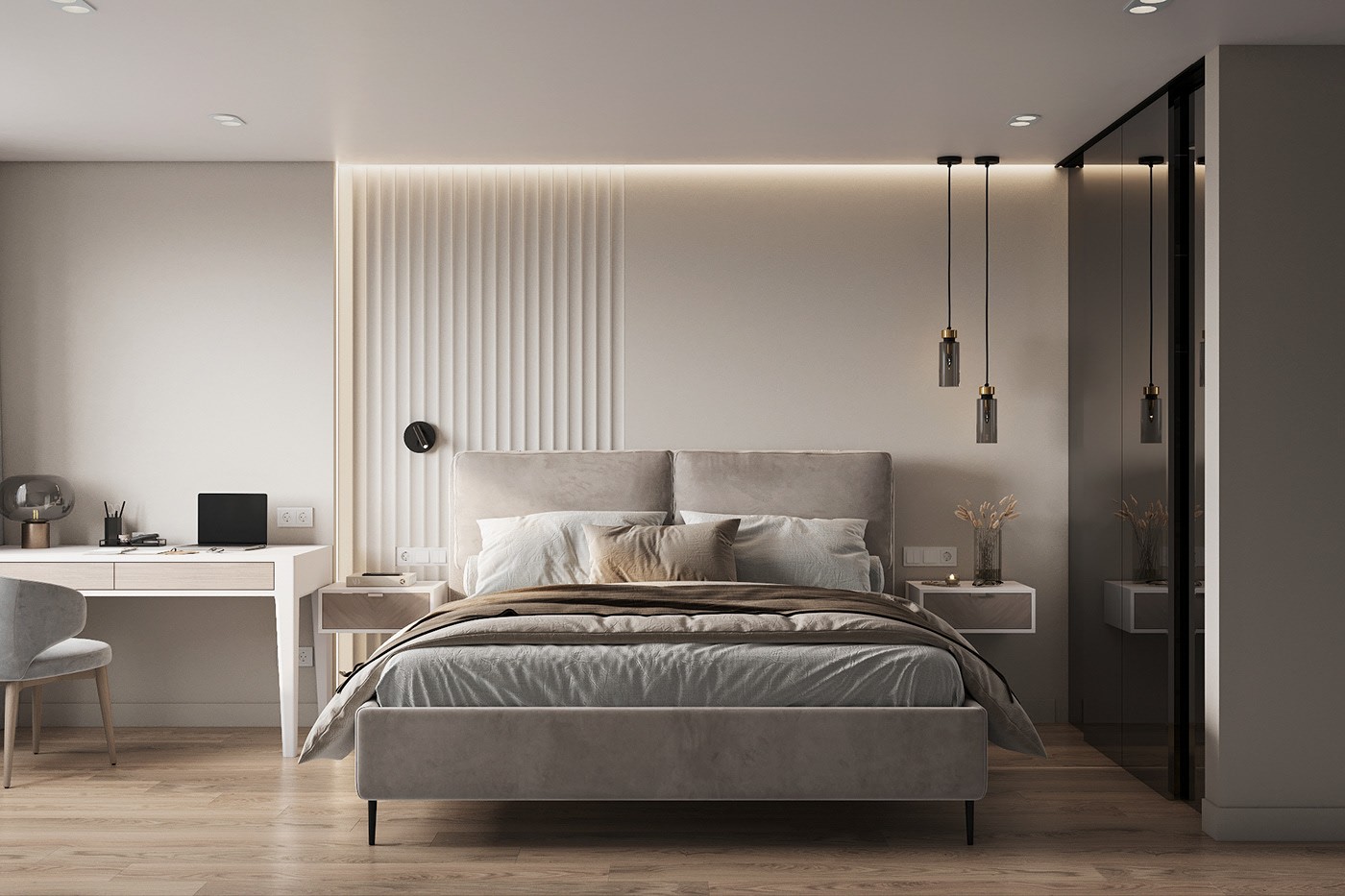 现代舒适简洁空间设计！-8