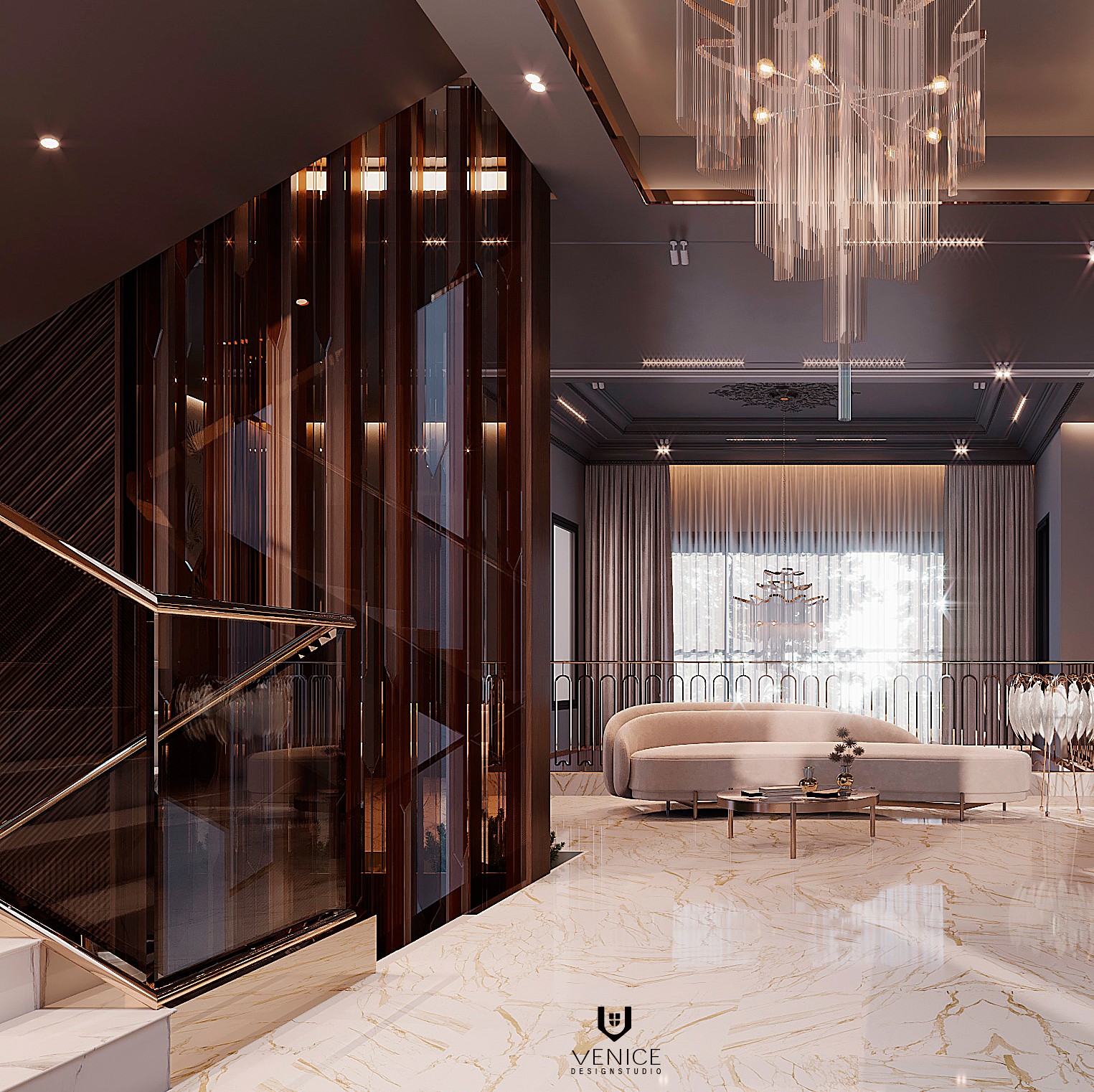 豪华楼梯丨Mohammed Yossef-21