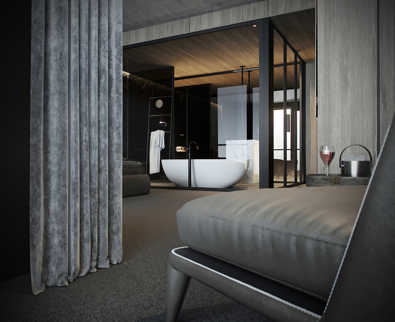 迪拜“酷感高级灰”酒店公寓-9