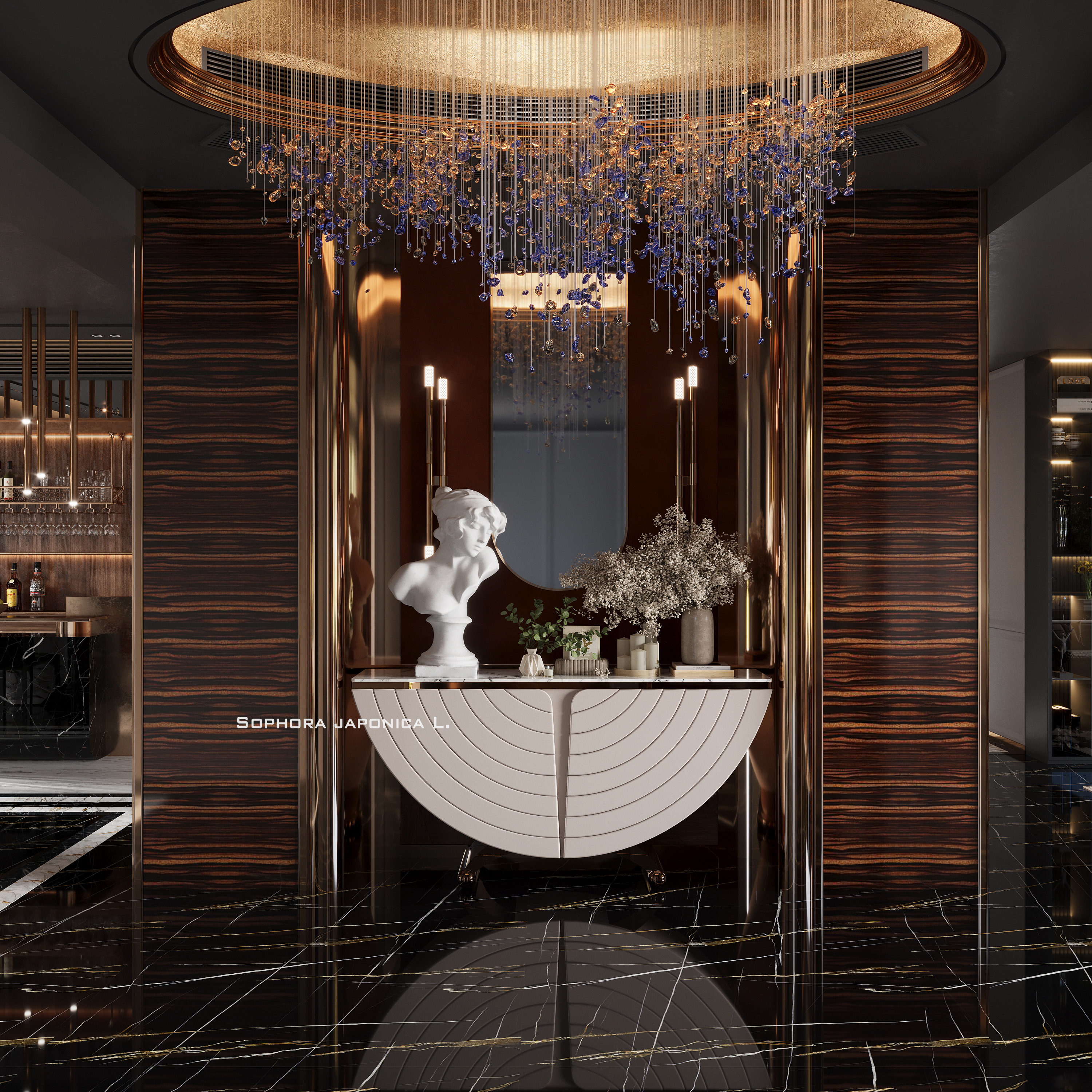 家装暗金调渲染-9