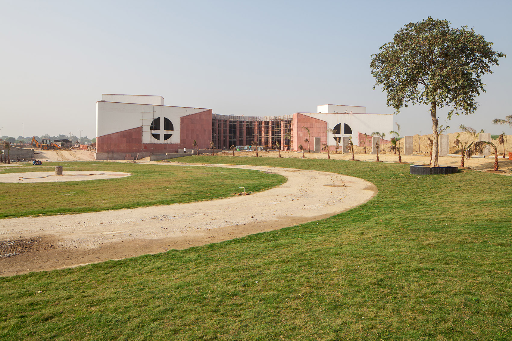 印度红拱螺旋城市市集-Avadh Shilpgram / Archohm Consults-55