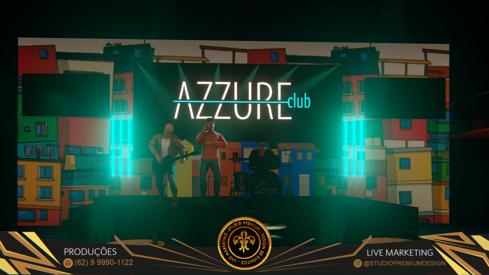 Cenário Palco AZZURE -Baile de Favela-0