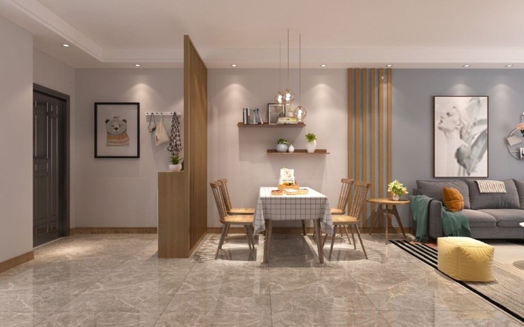 北欧原木风室内设计案例-10