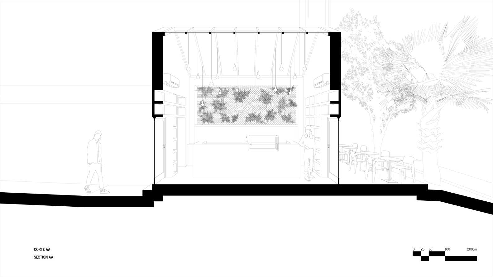 巴西 Coffeetown 咖啡馆 | 绿意盎然的家宅式设计-30