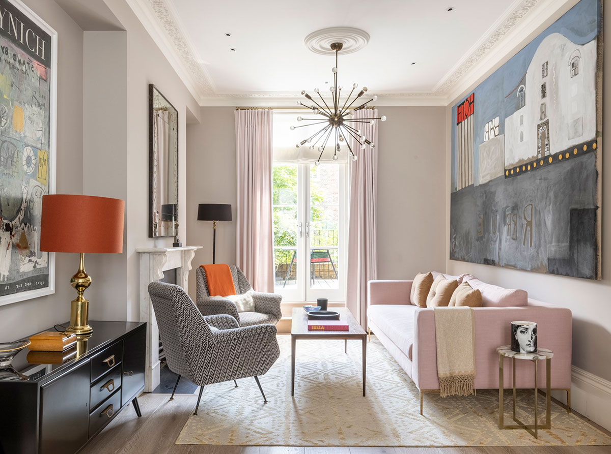 丹麦设计师 Scarlett Hessian 的伦敦现代英式内饰设计-1