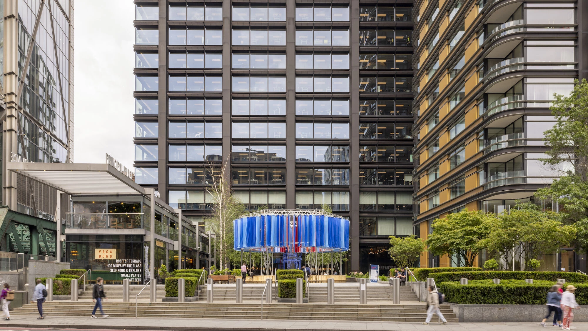 Radial Pavilion at Principal Place London-5