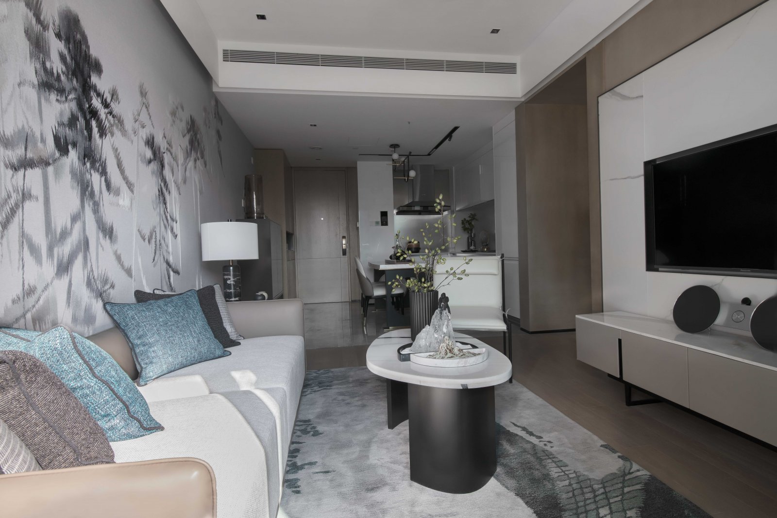 清新绿 雅致东方样板间  洲际设计-1