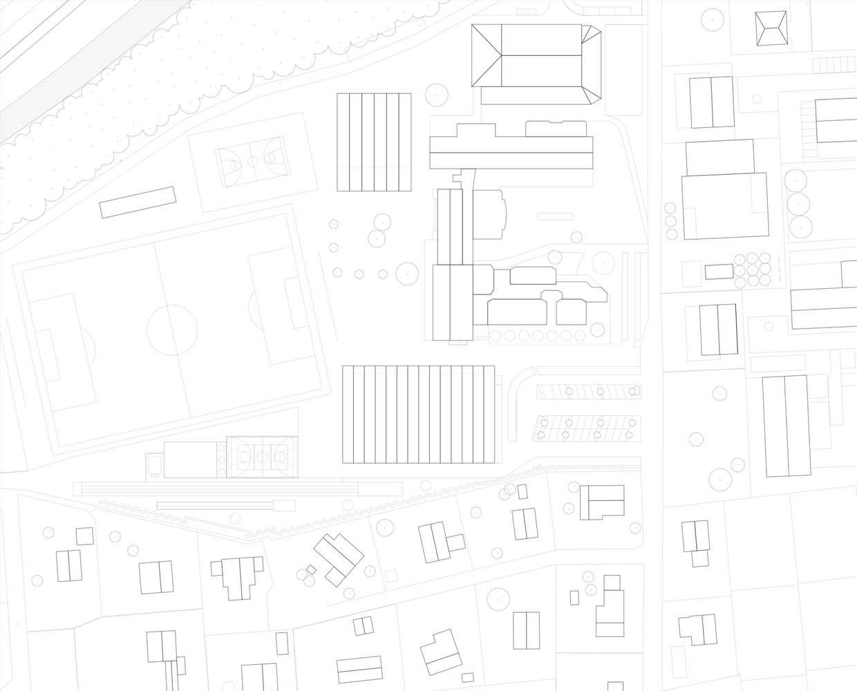 瑞士 La Sablliane 学校丨横向建筑师-29