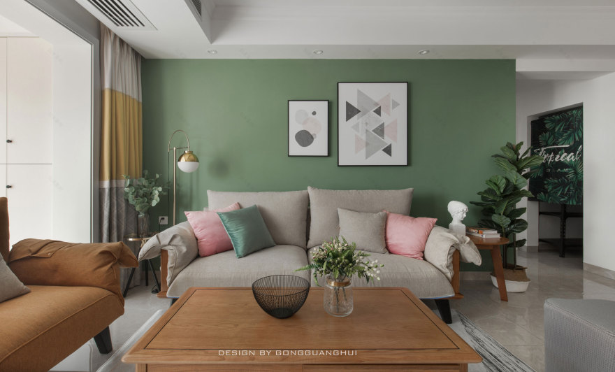 95 后北欧之家 | 北京御园 100 平三室两厅设计案例-19