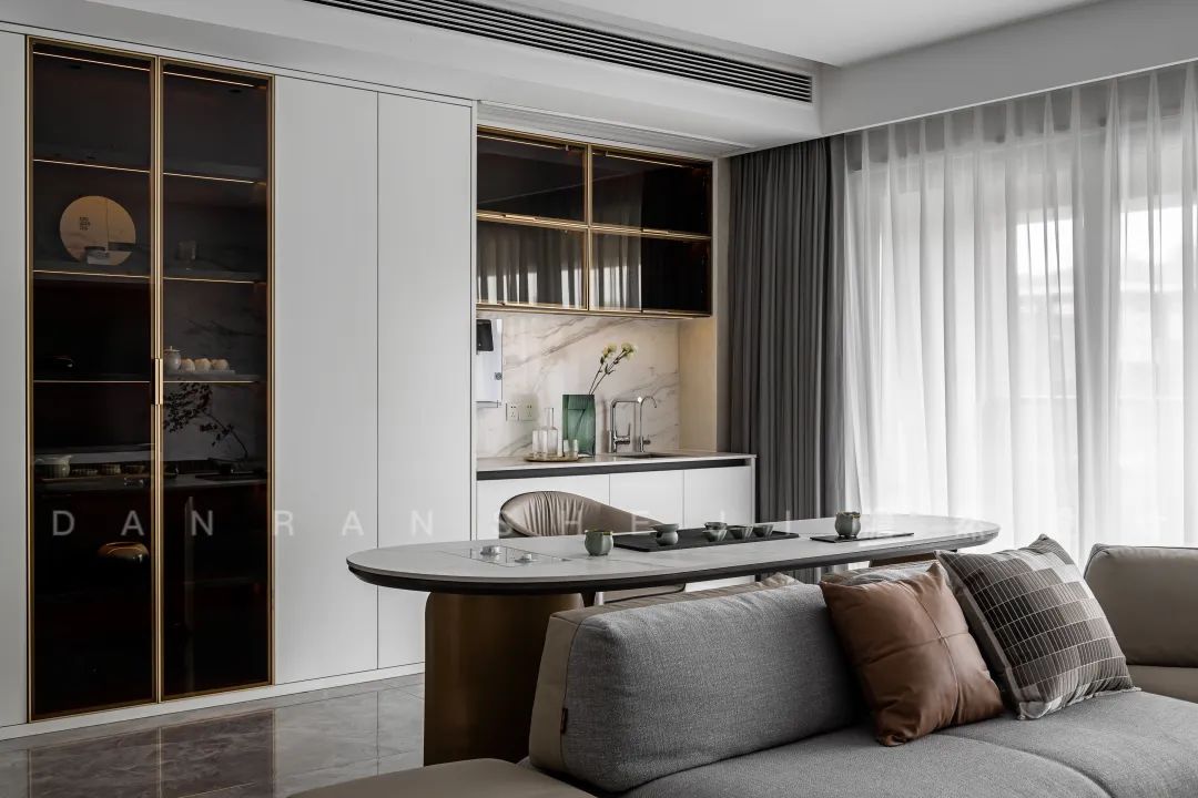 重庆舜山府现代雅奢住宅丨中国重庆丨澹然设计,橙色软装-43