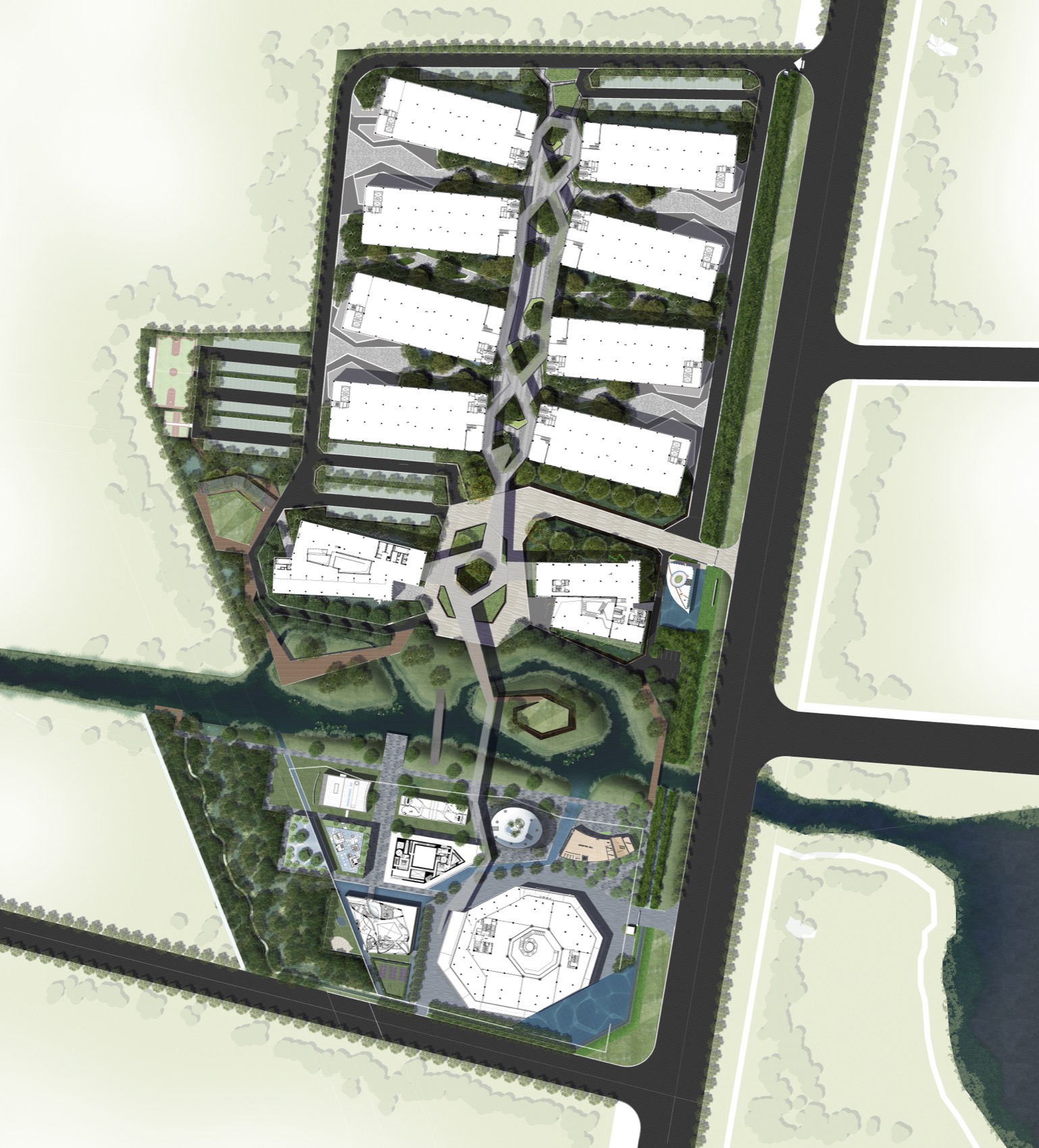 友邦总部园区丨中国嘉兴丨阔合CROX,温州设计集团等多家公司-27