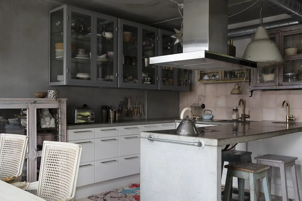 瑞典混凝土色调公寓-7