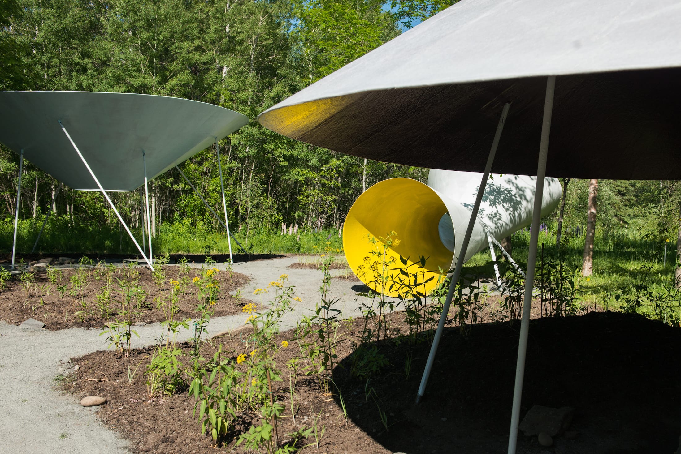 2019 加拿大国际花园节 | 彩色“岩石”结构装置引人入胜-87