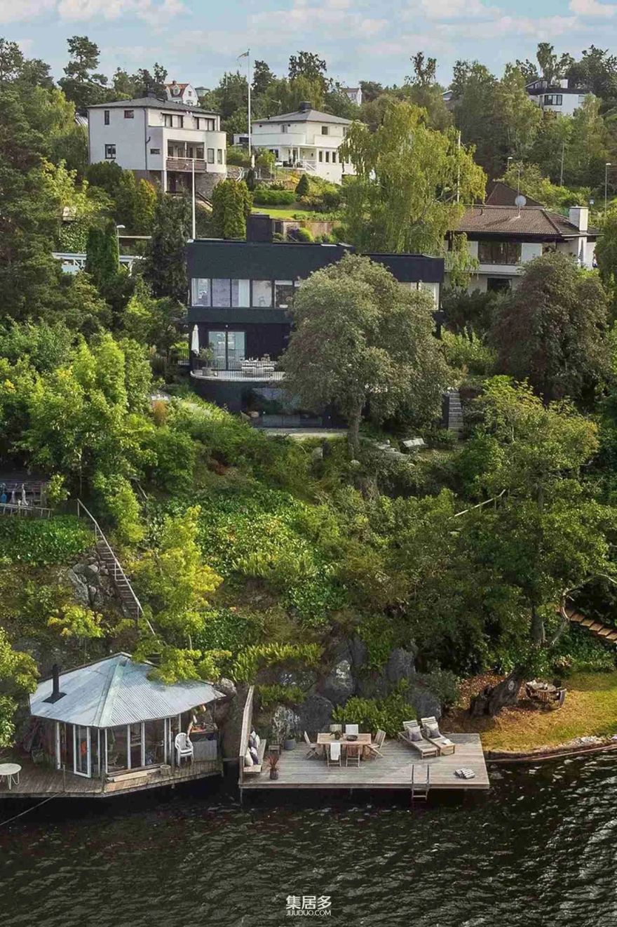 湖畔现代豪华别墅丨瑞典斯德哥尔摩-8