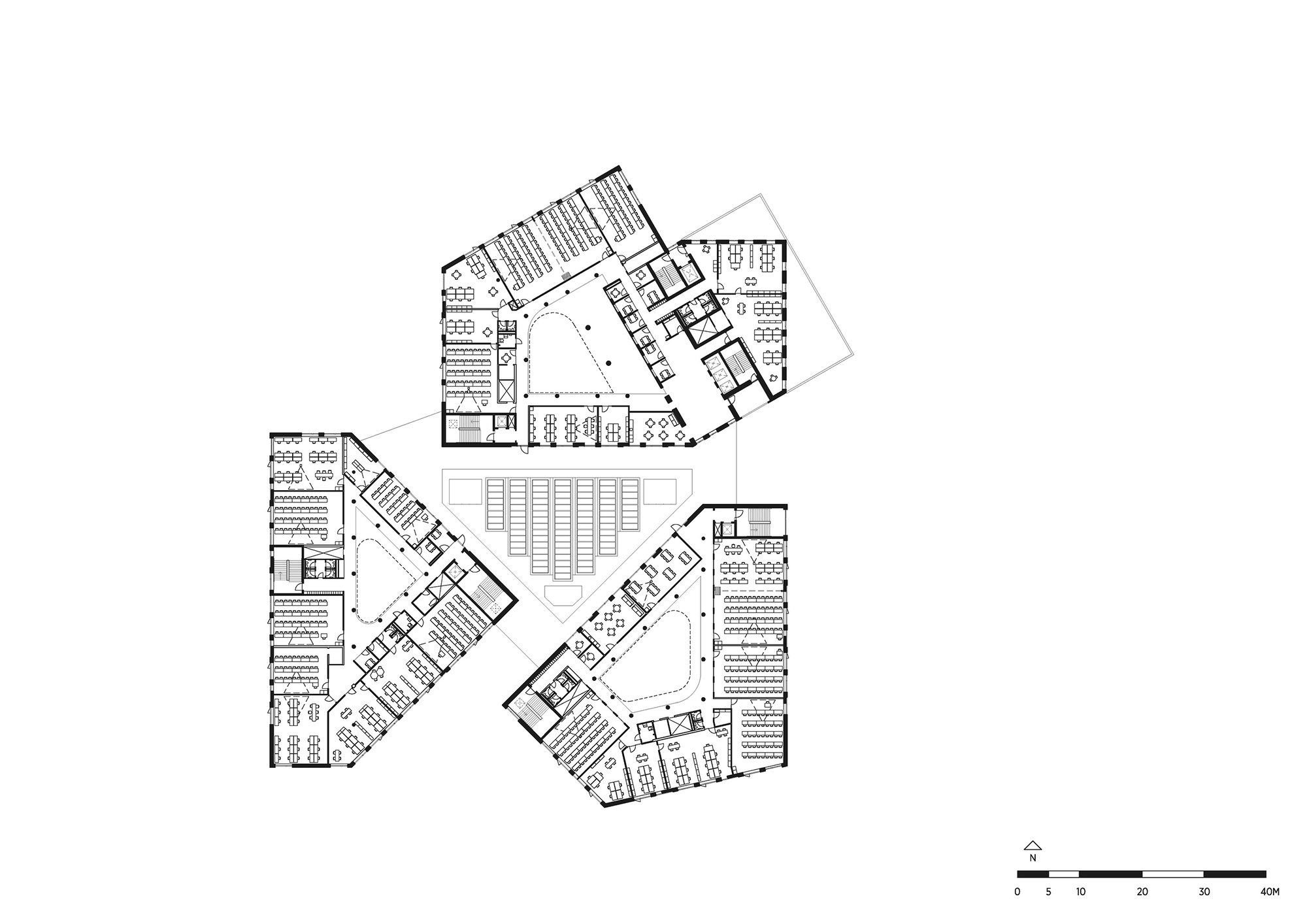 VIA 大学学院霍森斯校区丨丹麦丨C.F. Møller Architects-45