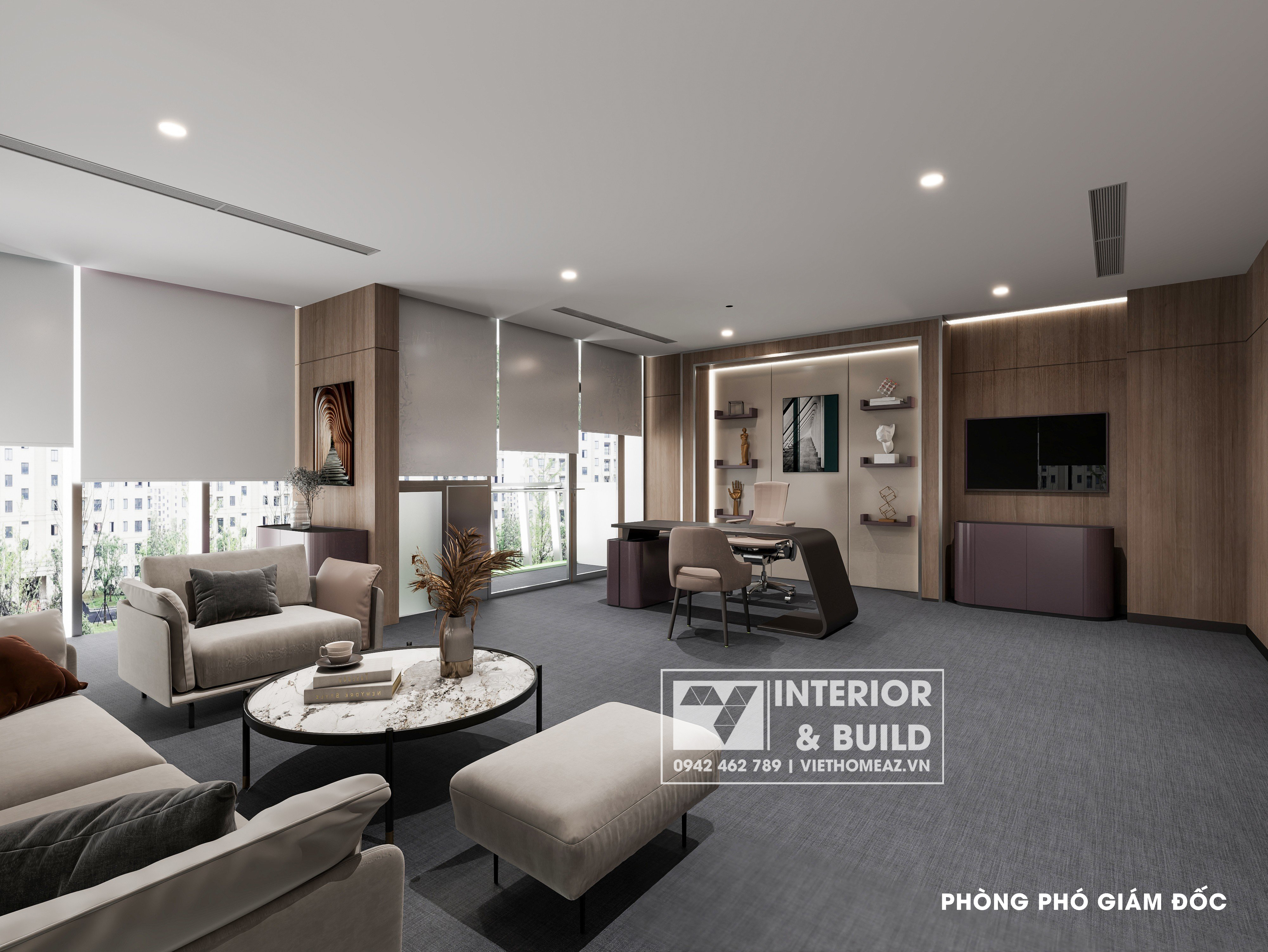 平阳办公设计丨越南丨KIẾN TRÚC NỘI THẤT VIETHOME-18