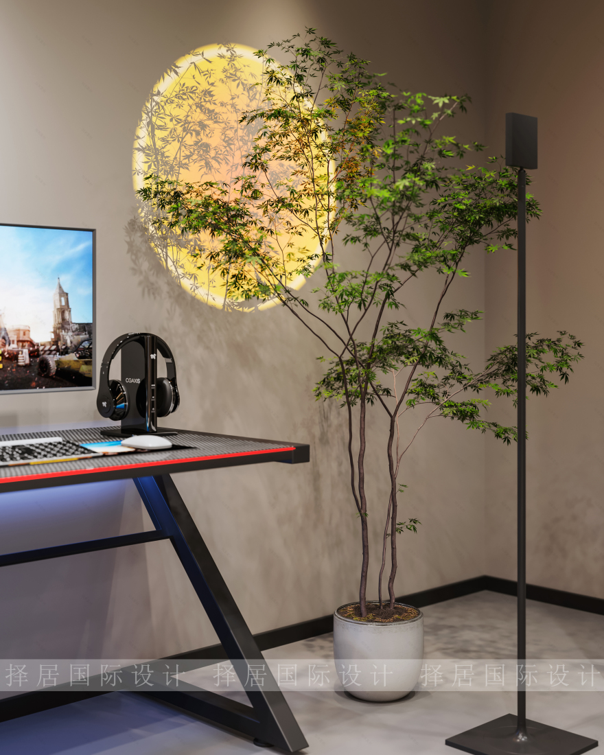 莫里斯花源(别墅)152号室内装饰设计丨悟美设计-16