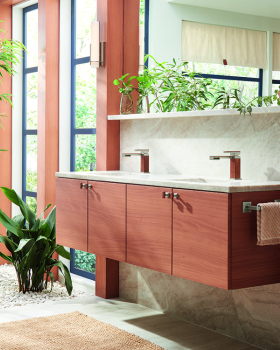 The Thoughtfully Designed Frank Lloyd Wright® Bath Collection by Brizo®