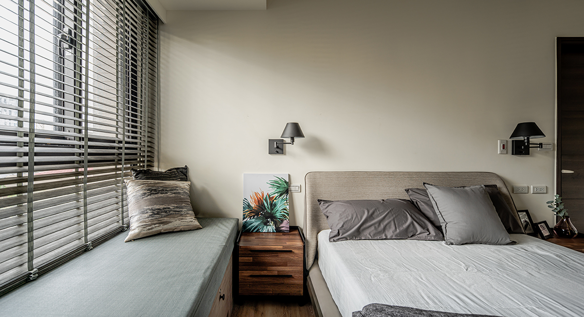 家装设计案例鉴赏——清新感薄荷绿轻美式小宅 -13