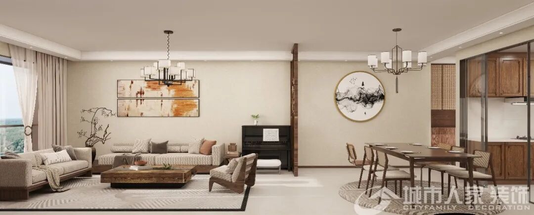 城市人家||城建京府168平方，复古原木，邂逅理想家~-17