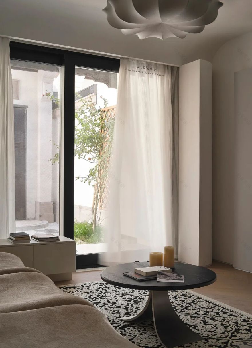 莫奈色彩的现代家居丨无一内建筑设计事务所-24