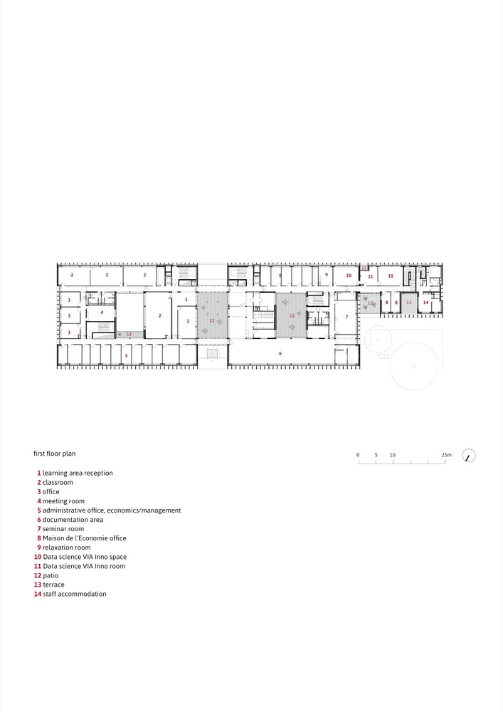 法国佩萨克大学校园经济大厦 H 楼丨Marjan Hessamfar 和 Joe Vérons 建筑师协会-39