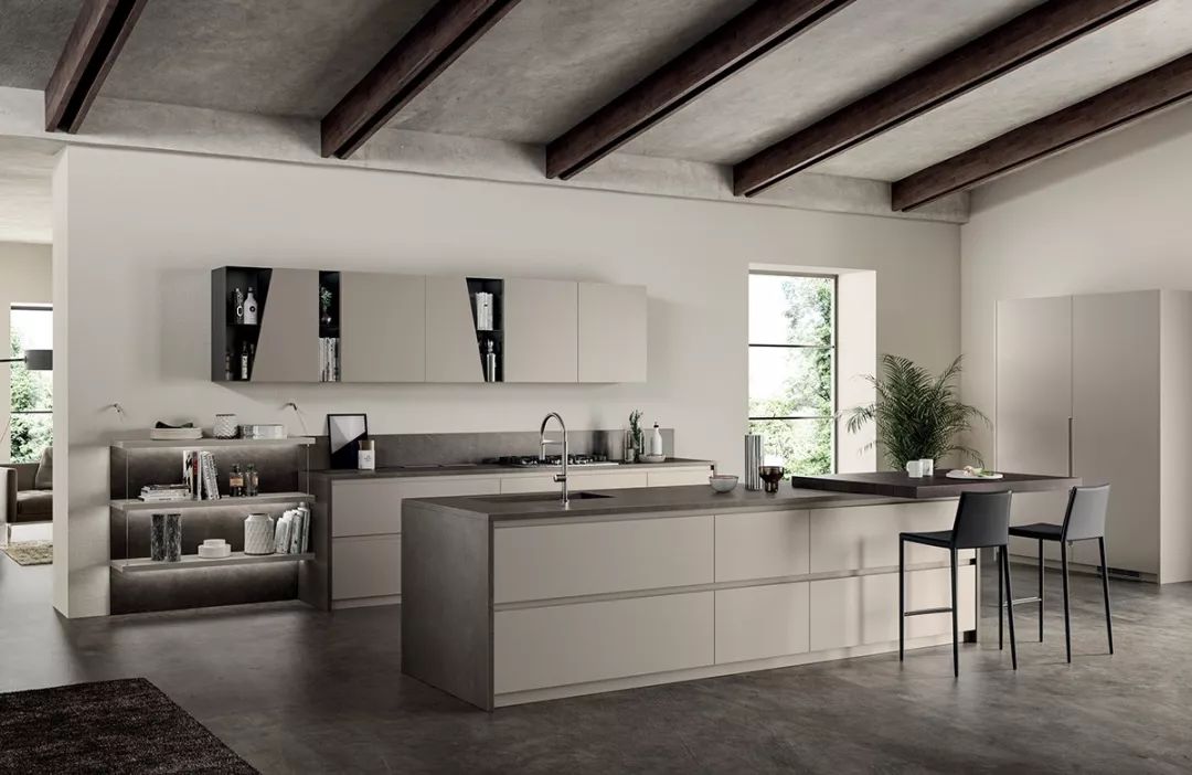 开放式厨房设计美学与实用兼具-74