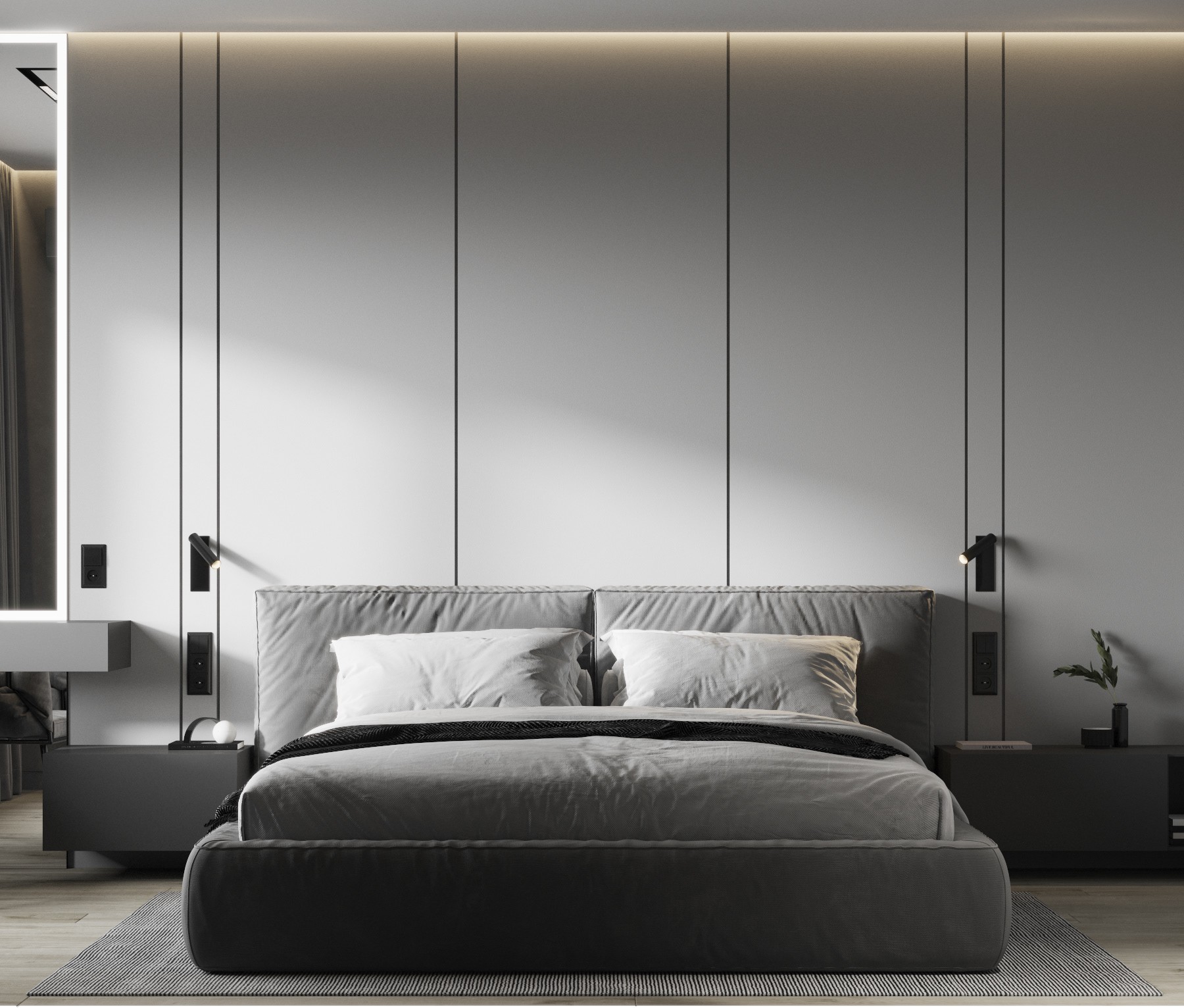 高级灰色系小空间公寓设计 超精致-14