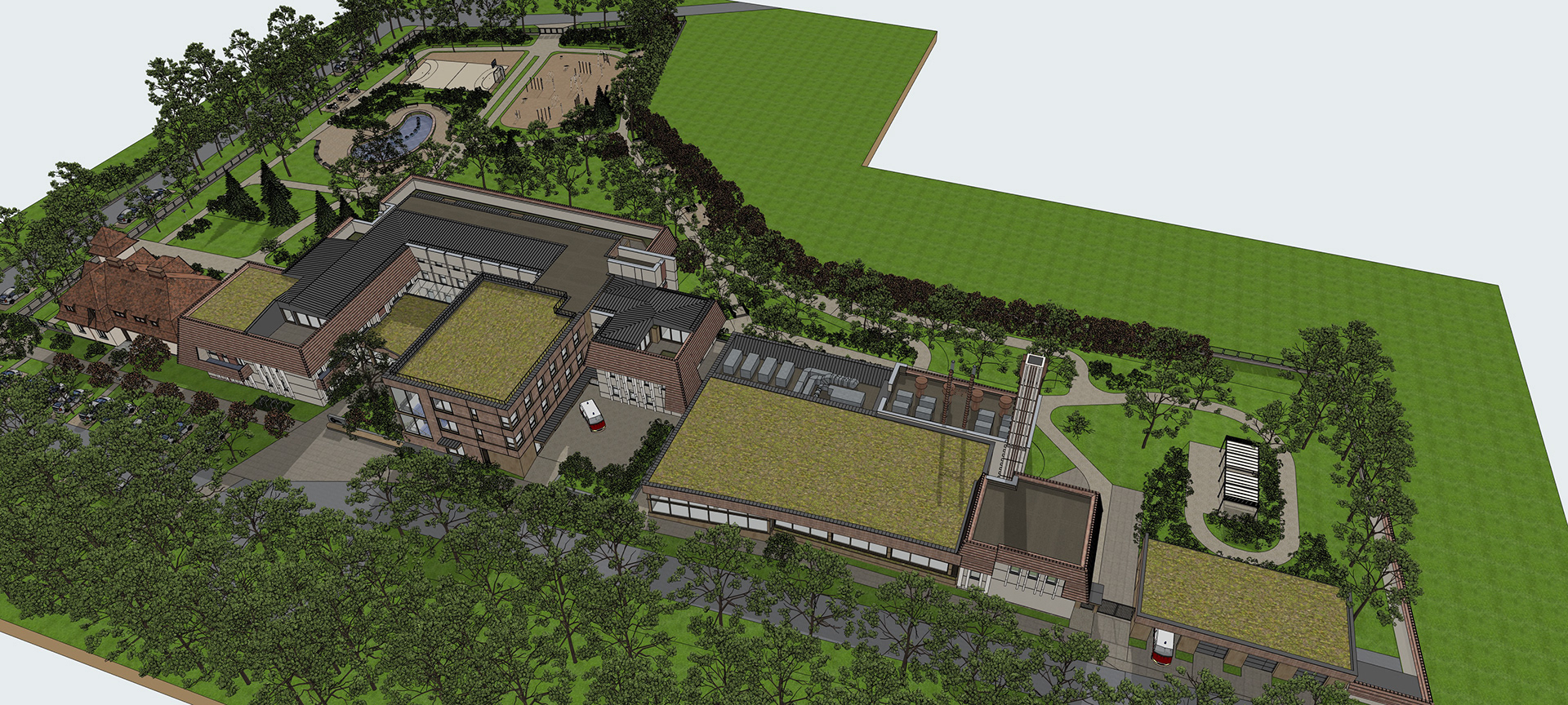 医院重建与扩建为现代康复中心丨乌克兰利沃夫-22