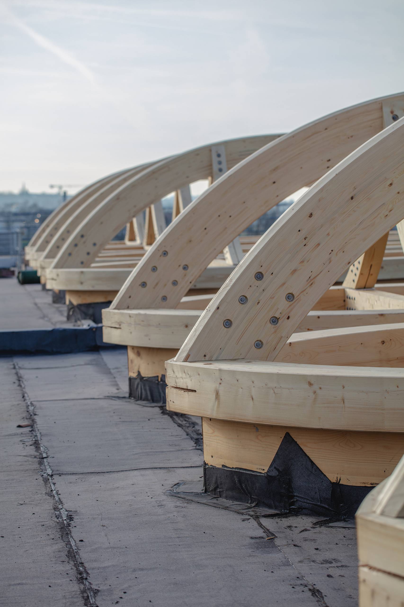 SIAAP塞纳河下游澄清絮凝单元新木结构项目丨Ateliers 2,3,4,,WSP,Span-17